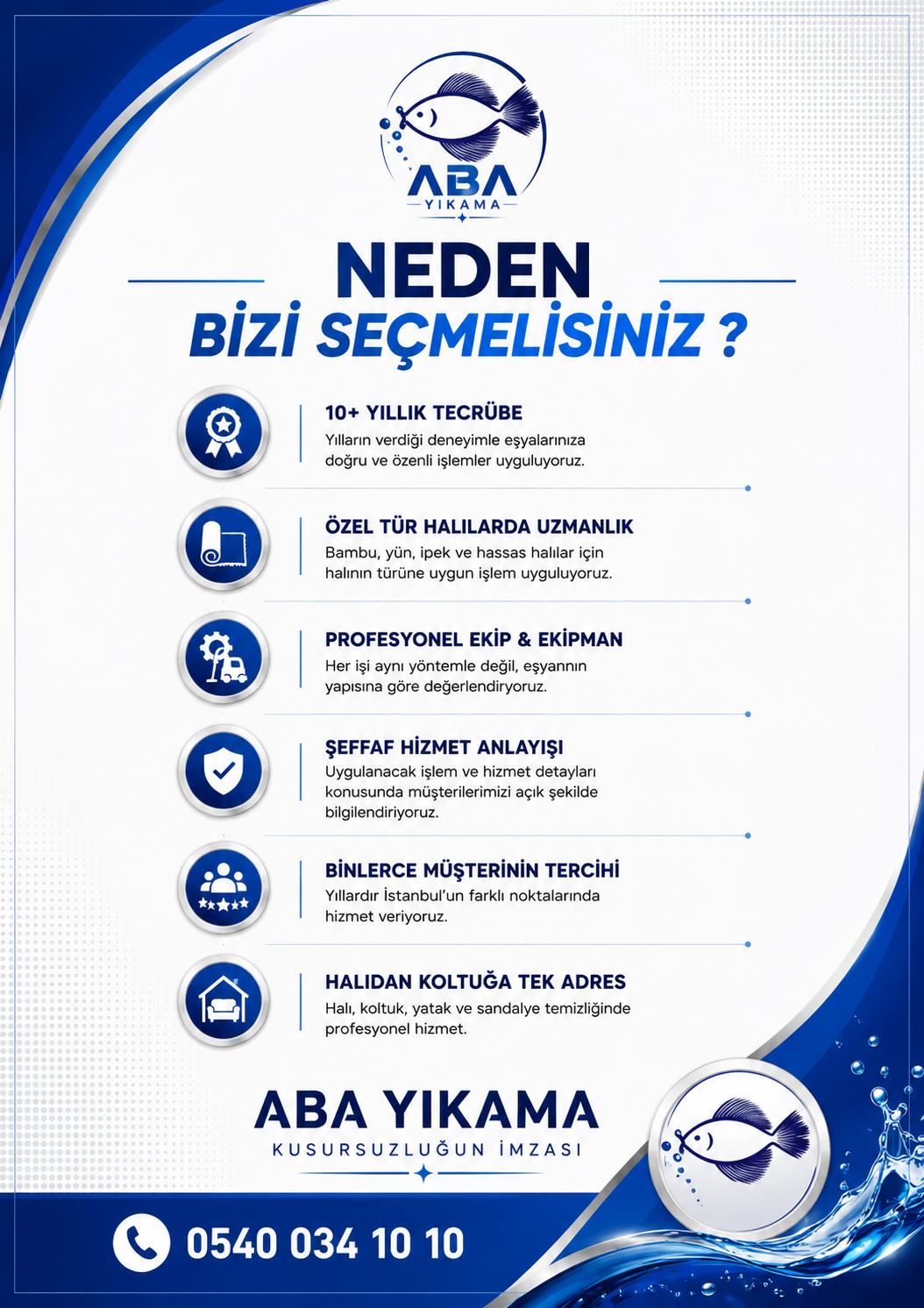 ABA Yıkama - Neden Bizi Seçmelisiniz?